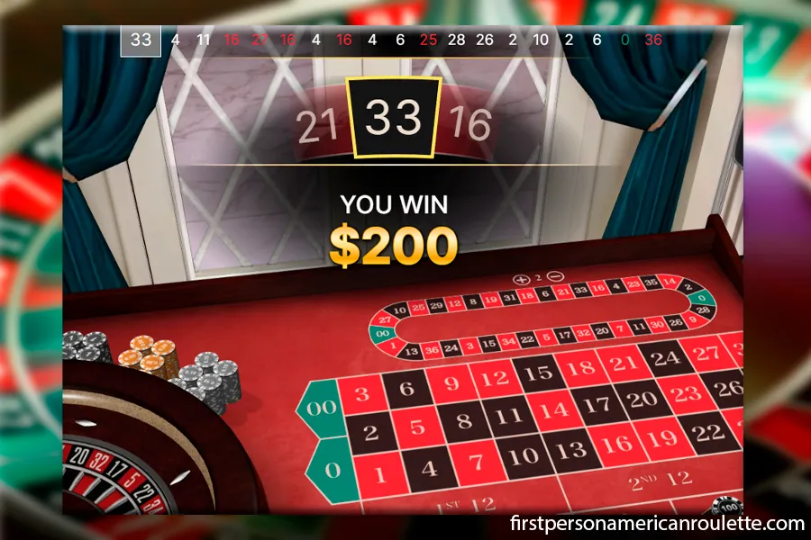 First Person American Roulette Demo Preview